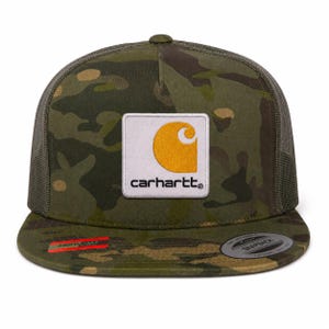 CARHARTT YUPOONG SNAPBACK Trucker Hat Flat Bill Einstellbar