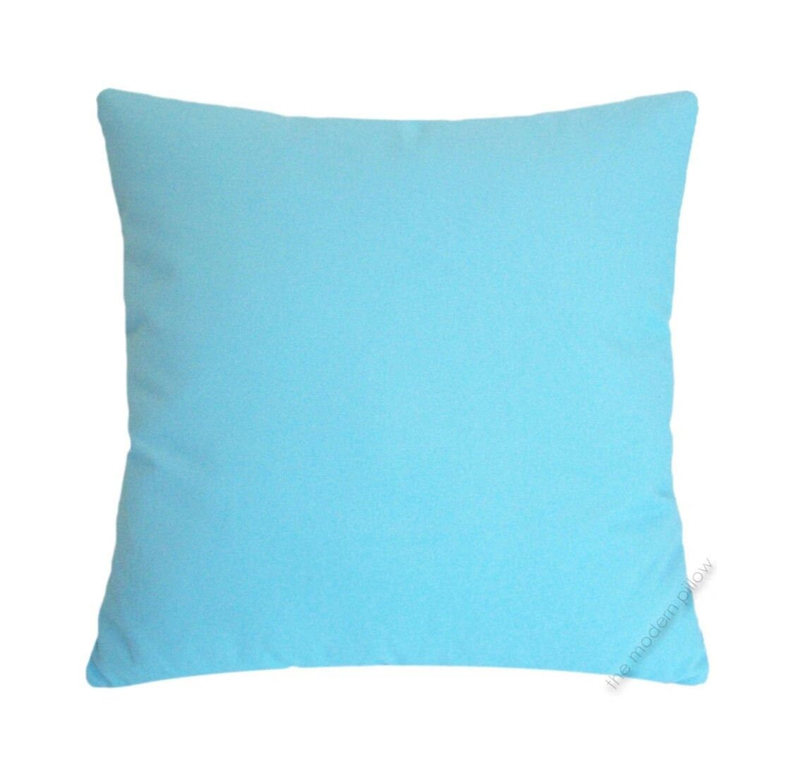 Sky Blue Solid Decorative Throw Pillow Cover / Pillow Case / Etsy