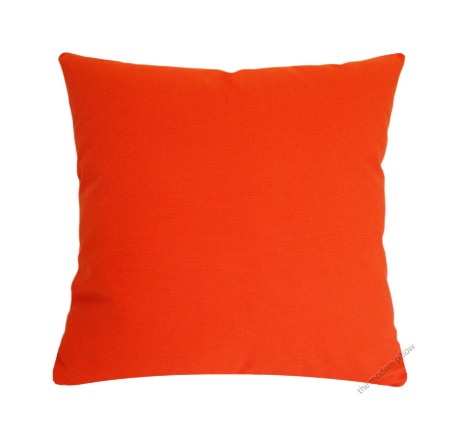 Orange Solid Decorative Throw Pillow Cover / Pillow Case / Etsy UK