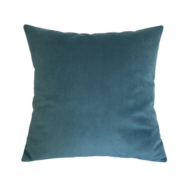 Peacock Blue Pillow Etsy