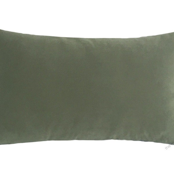 Green Velvet Pillow Etsy