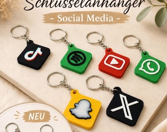 NFC Schlüsselanhänger - Social Media