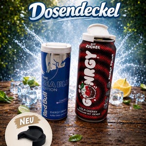 Dosendeckel für 250ml & 500ml Dosen, wiederverwendbarer Getränkedeckel, 3D gedruckt