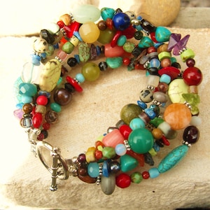 Semi Precious Stone Bracelet 