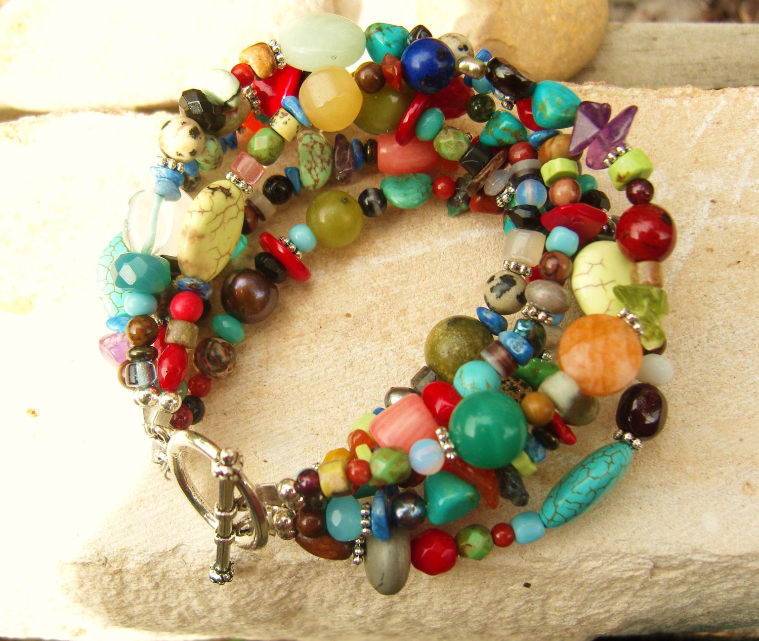 Semi precious gemstone bracelets outlet