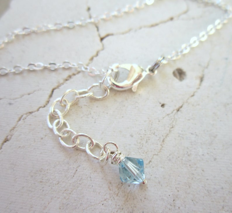 Girl's Personalized Necklace.children's Birthstone Etsy