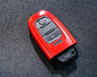 Lamborghini Audi VW Custom Key Shell | Huracan Aventador RS5 RS6 RS7 S8 RS4 RS3 | Red