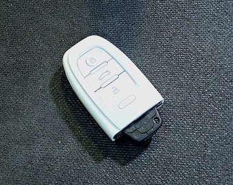 Lamborghini Audi VW Custom Key Shell | Huracan Aventador RS5 RS6 RS7 S8 RS4 RS3 | White