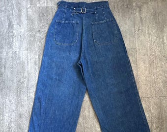 パンツ 1940s VINTAGE DENIM PAINTER PANTS 40s Vintage Denim Painter Pants | VOSTOK