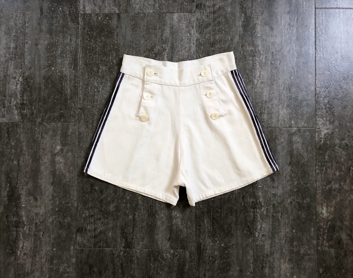 1930s 1940s Shorts . Vintage Nautical Shorts | Etsy