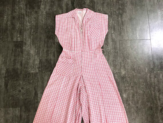 1940s 1950s romper . vintage 40 50s playsuit