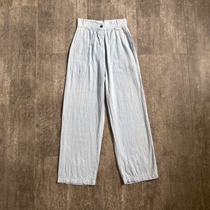 1930s 1940s jeans . vintage 30s sportswear denim pants . size xs
