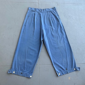 1940s workwear pants . vintage 40s factory trousers . 36 waist