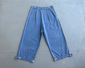 Arbetsbyxor från 1940-talet. Vintage fabriksbyxor från 40-talet. Midja 36
