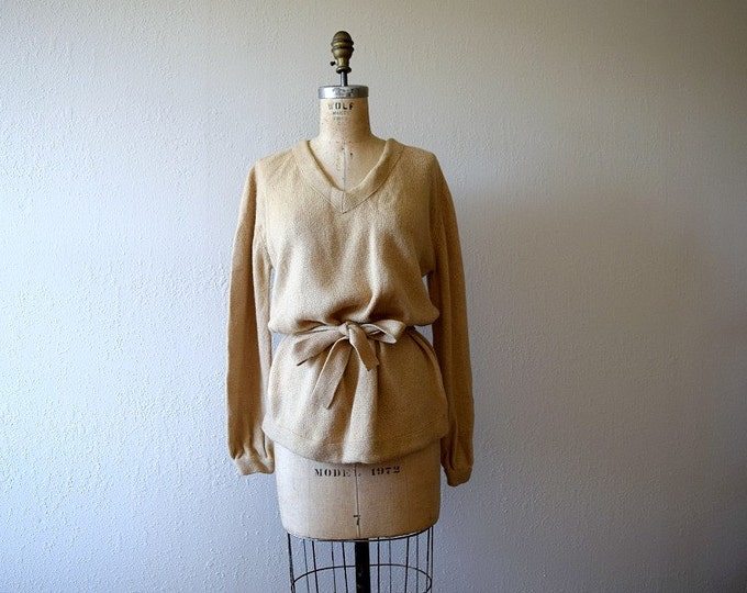 Vintage Camel Hair Sweater . 1970s Sweater Etsy