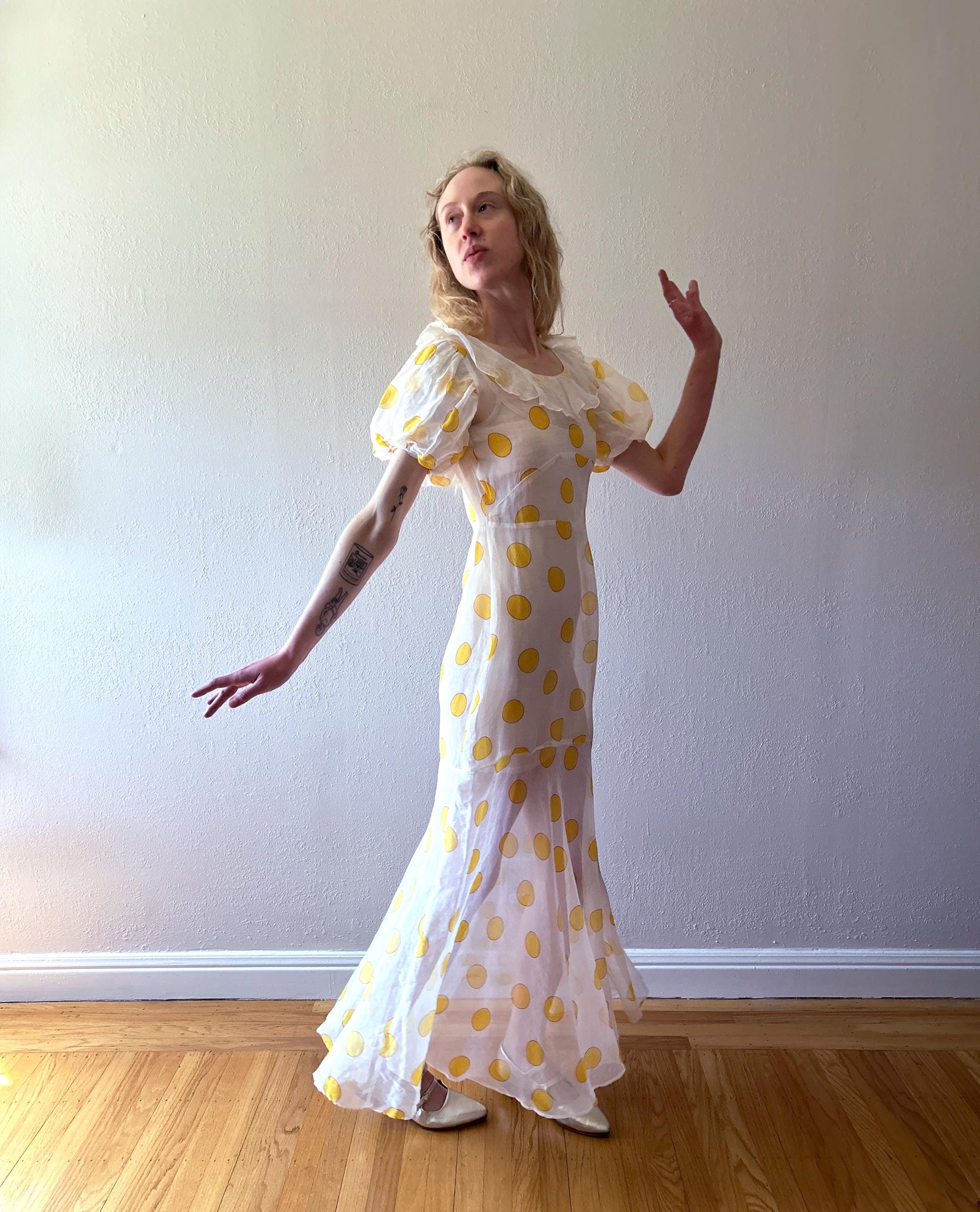 1930s Organdy Dress - Etsy