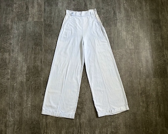 Late 1930s sportswear pants . vintage 30s pants . 25-26 waist