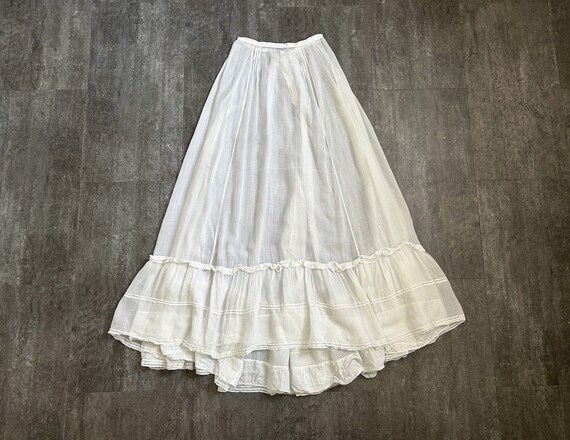 Antique Petticoat . 1900s Vintage Cotton Skirt . Size Xs - Etsy UK