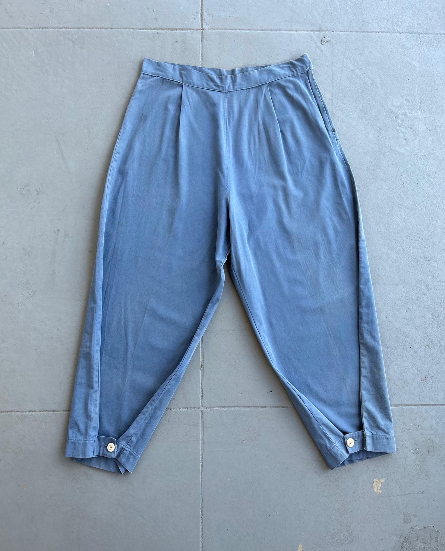 1940s Workwear Pants . Vintage 40s Factory Trousers . 36 Waist - Etsy