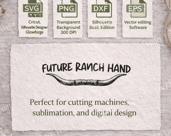 Future Ranch Hand SVG | Western Baby Shirt Design | Farm Baby Cut File for Cricut