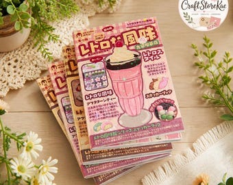 60Pcs Japanese Food & Dessert Die Cut Sticker Book, Vintage Showa Style Glitter, Matte Glossy Stickers for Journals and Scrapbooking