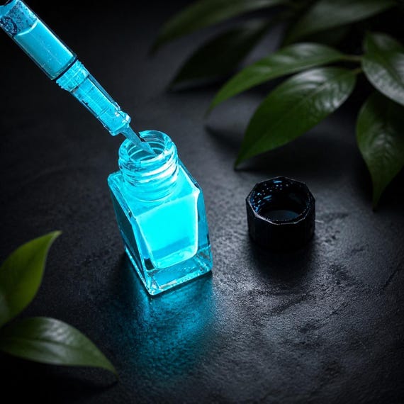 18ml Invisible Fountain Pen Ink, UV Fluorescent Secret Message Writing Ink for Glass Dip Pens Calligraphy Gifts and Creative Projects