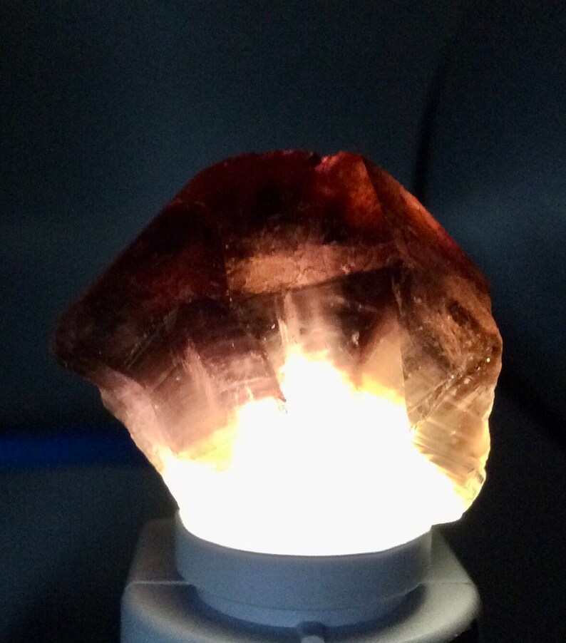 Banded Amethyst LED Night Light