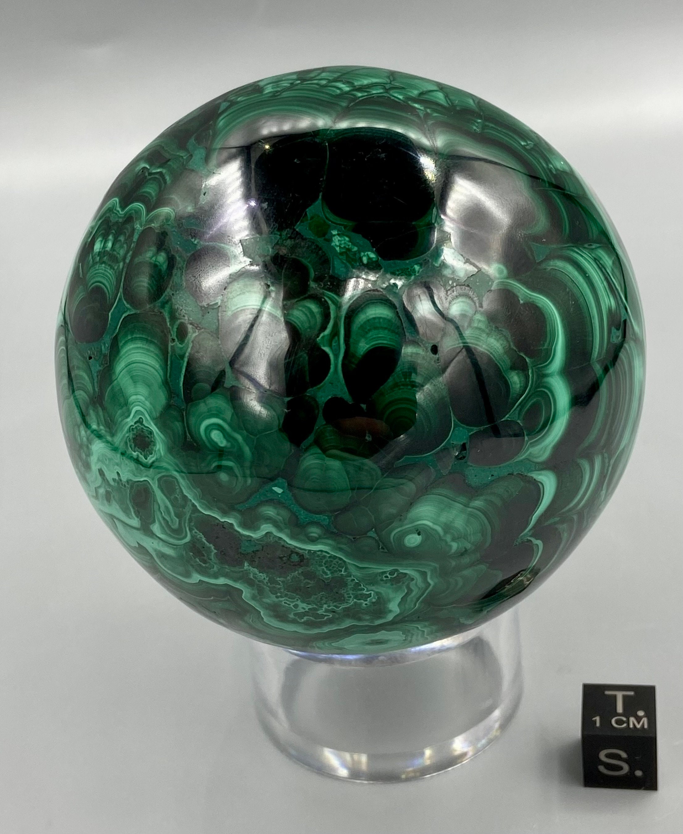 Polished Malachite 3-inch Sphere From the Congo - Etsy