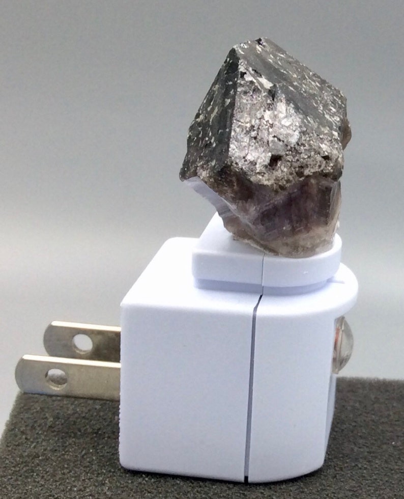 Banded Amethyst LED Night Light