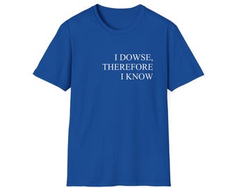 T-shirt da uomo con tema radionica · Pendolo come regalo · Umorismo sulla rabdomanzia