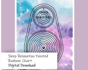 Tabella radionica dipinta per il rilassamento del sonno, geometria sacra, tabella di rabdomanzia, radionica, strumenti spirituali