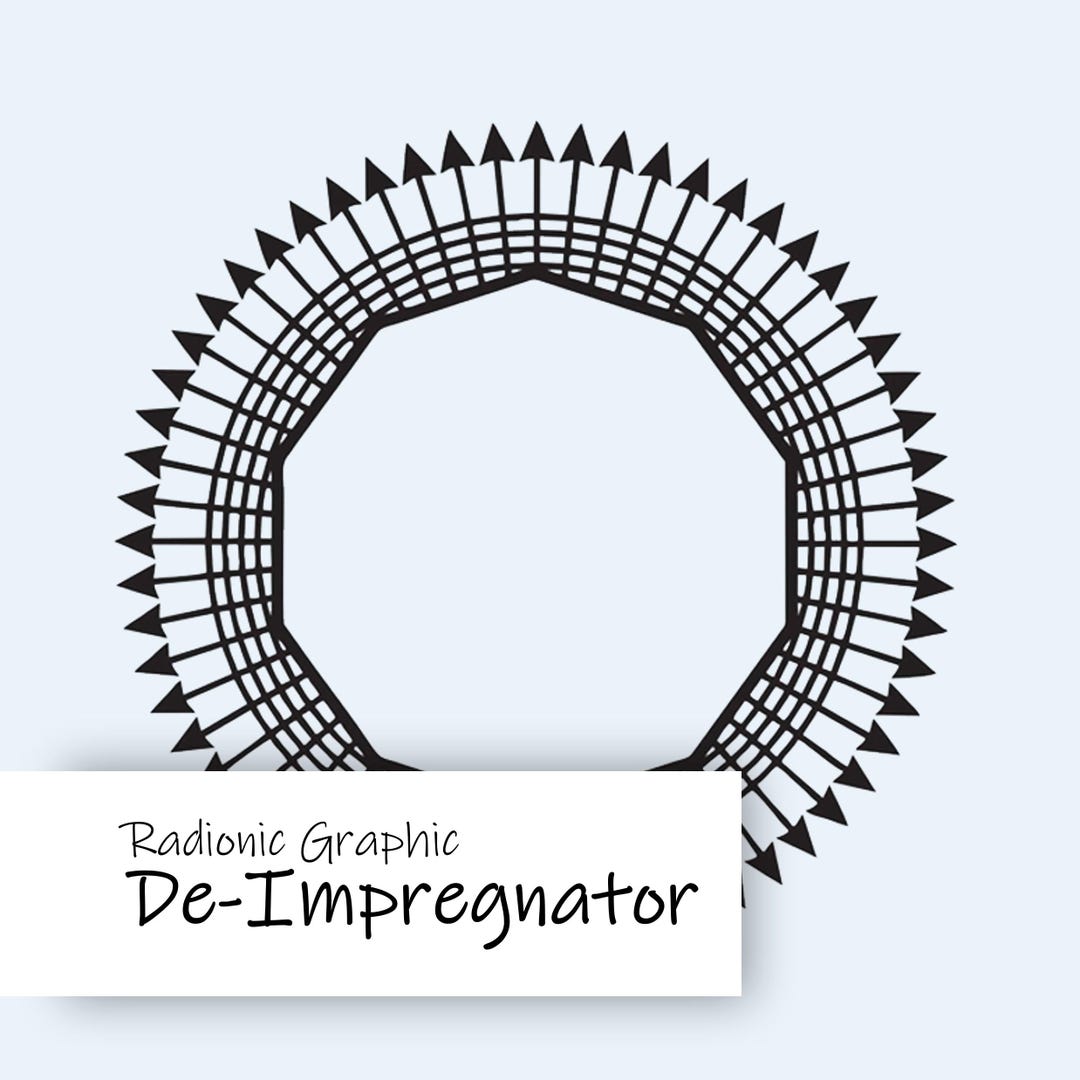 De-impregnator Radionic Chart | Neutralization | De-imprinting Graphic ...