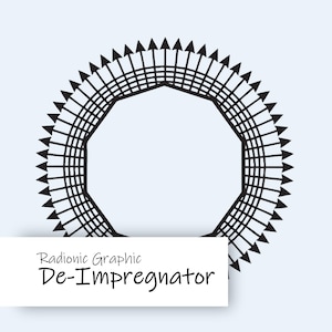 Carte radionique du désimprégnant | Neutralisation | Graphique de désimpression | Radiesthésie