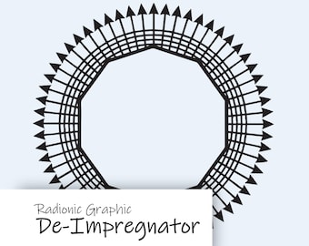 Diagramma radionico di de-impurizzazione / Neutralizzazione / Grafico di de-impurizzazione / Radiestesia