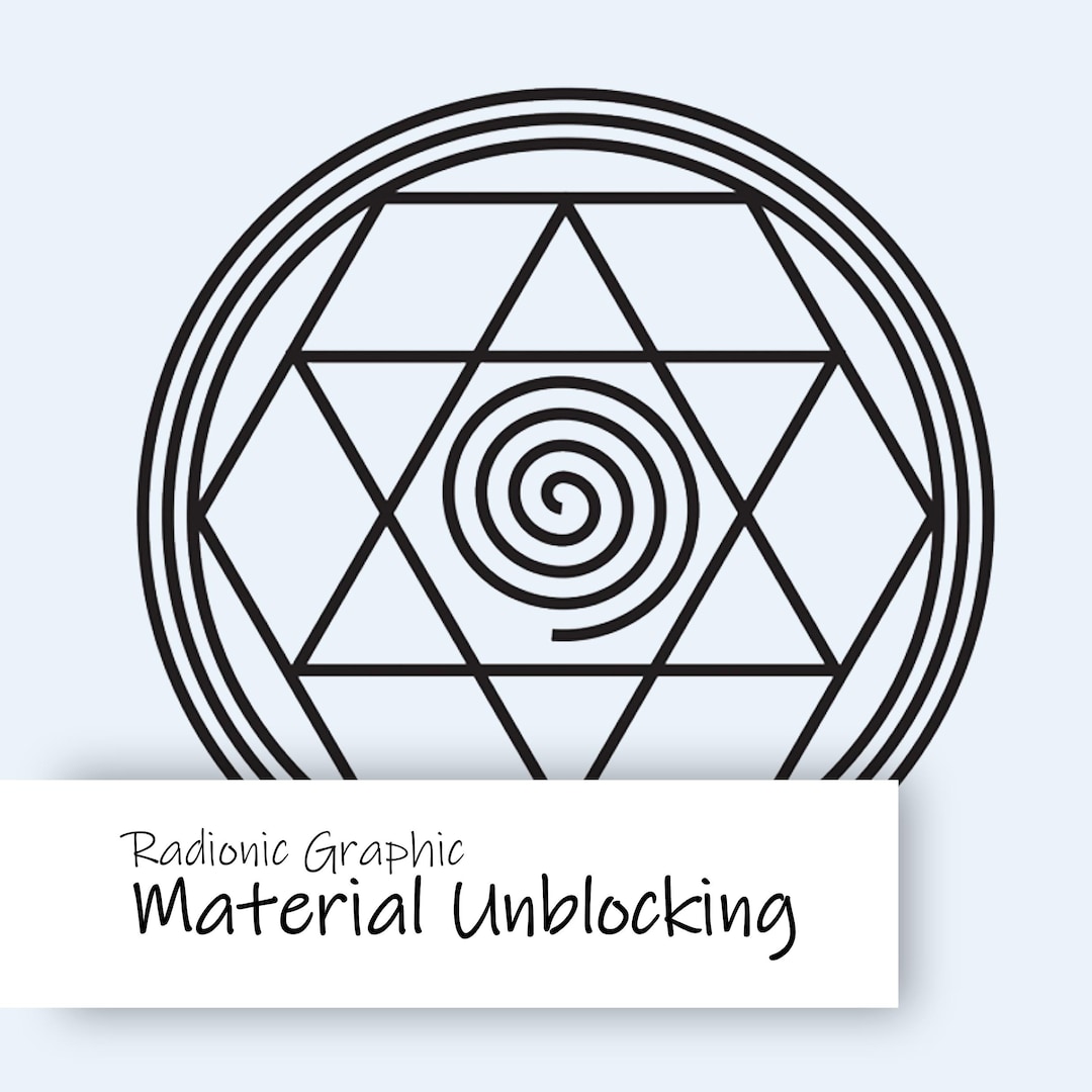 Radionic Heat Material Unblocking Radionic Chart · Pendulum Tools · Printable ...