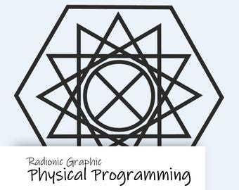 Programmazione fisica con grafico radionico · Strumento per radiestesia e pendolo
