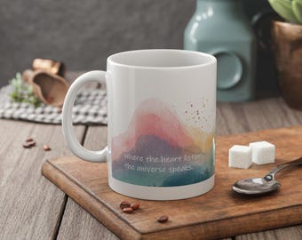 Tazza da meditazione con acquerelli · Regalo spirituale