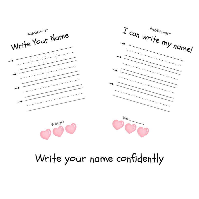 Editable Name Tracing Worksheet | Preschool Handwriting Practice (ages ...