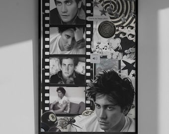 Jake Gyllenhaal Film Strip Poster - Indie Movie Aesthetic Art Print, Hot Guy Wall Decor