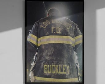 Evan Buckley 9-1-1 Poster - Oliver Stark Fan Art Print, Buddie Wall Decor