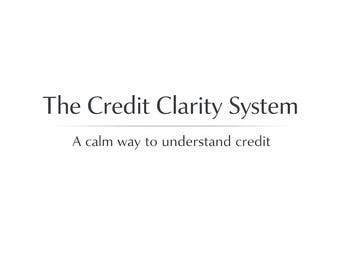 Credit Clarity System | Printable Credit Organization Bundle | Credit Stress Reset Workbook | Financial Clarity PDFs