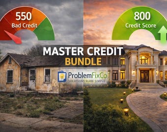 Master Credit Repair Bundle – Complete Credit Organization & Tracking System
