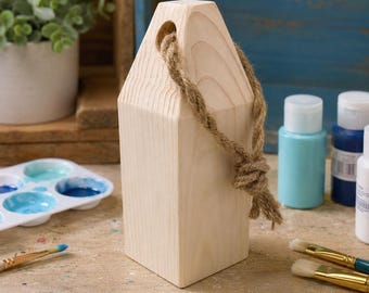 DIY Wooden Lobster Buoy | Nautical Coastal Home Decor, Rope Wrapped Accent