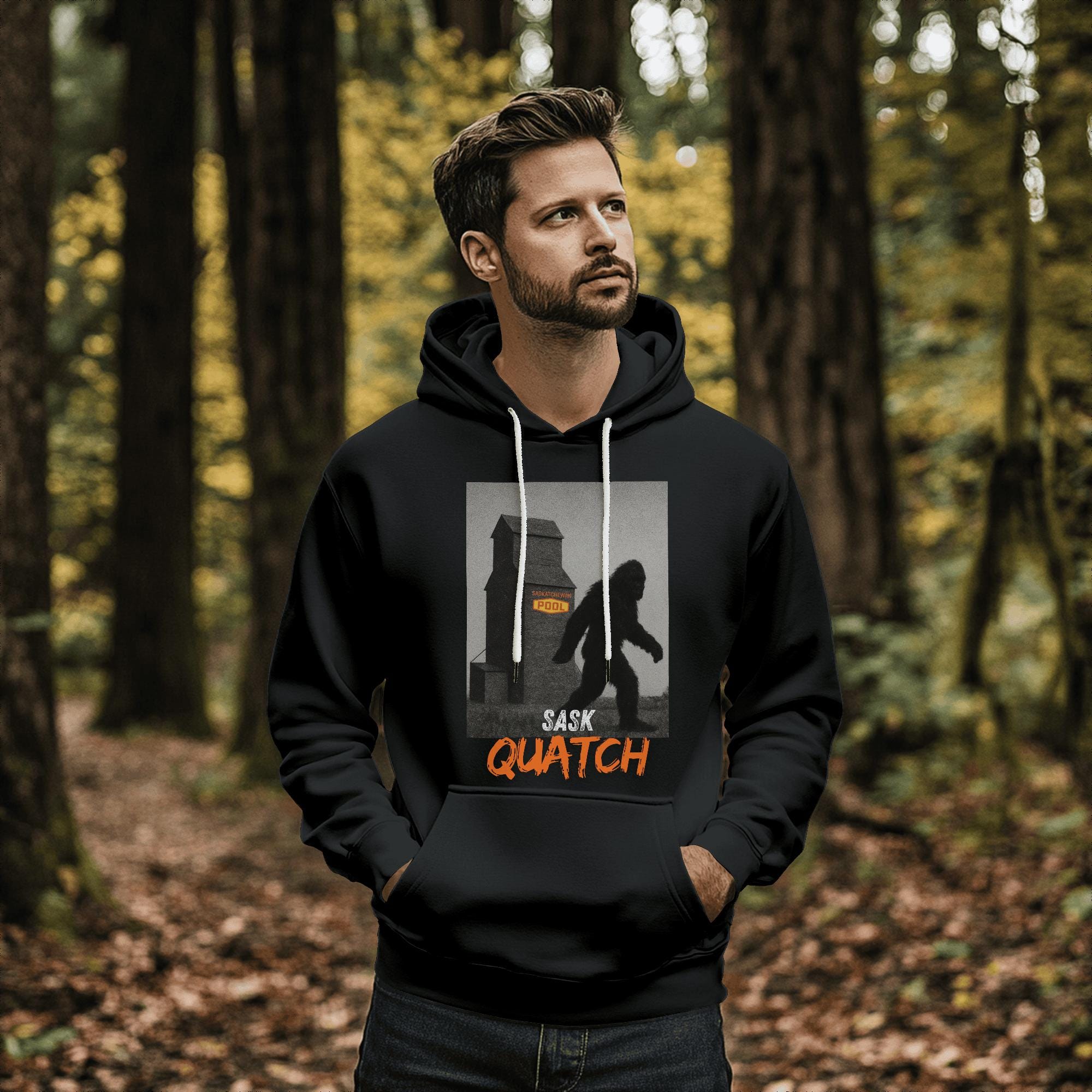 SaskQuatch - T-Shirt, Crewneck or Hoody