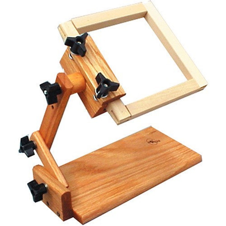 K's Creations Baby Z-Frame Lap Frame Needlework Stand holds frames & scrolls up to 13 image 3