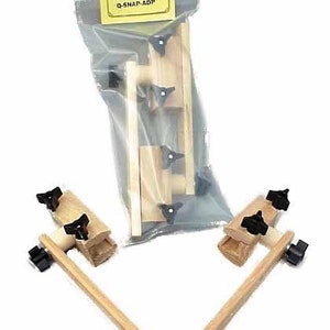 K's Creations Unstained Universal Clamps for use on their Needlework, Cross Stitch, Embroidery, Needlepoint Frames