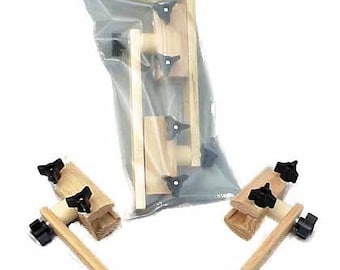 K's Creations Unstained Universal Clamps for use on their Needlework, Cross Stitch, Embroidery, Needlepoint Frames