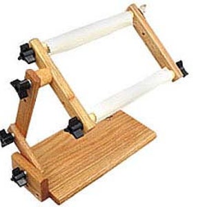 K's Creations Baby Z-Frame Lap Frame Needlework Stand holds frames & scrolls up to 13 image 4