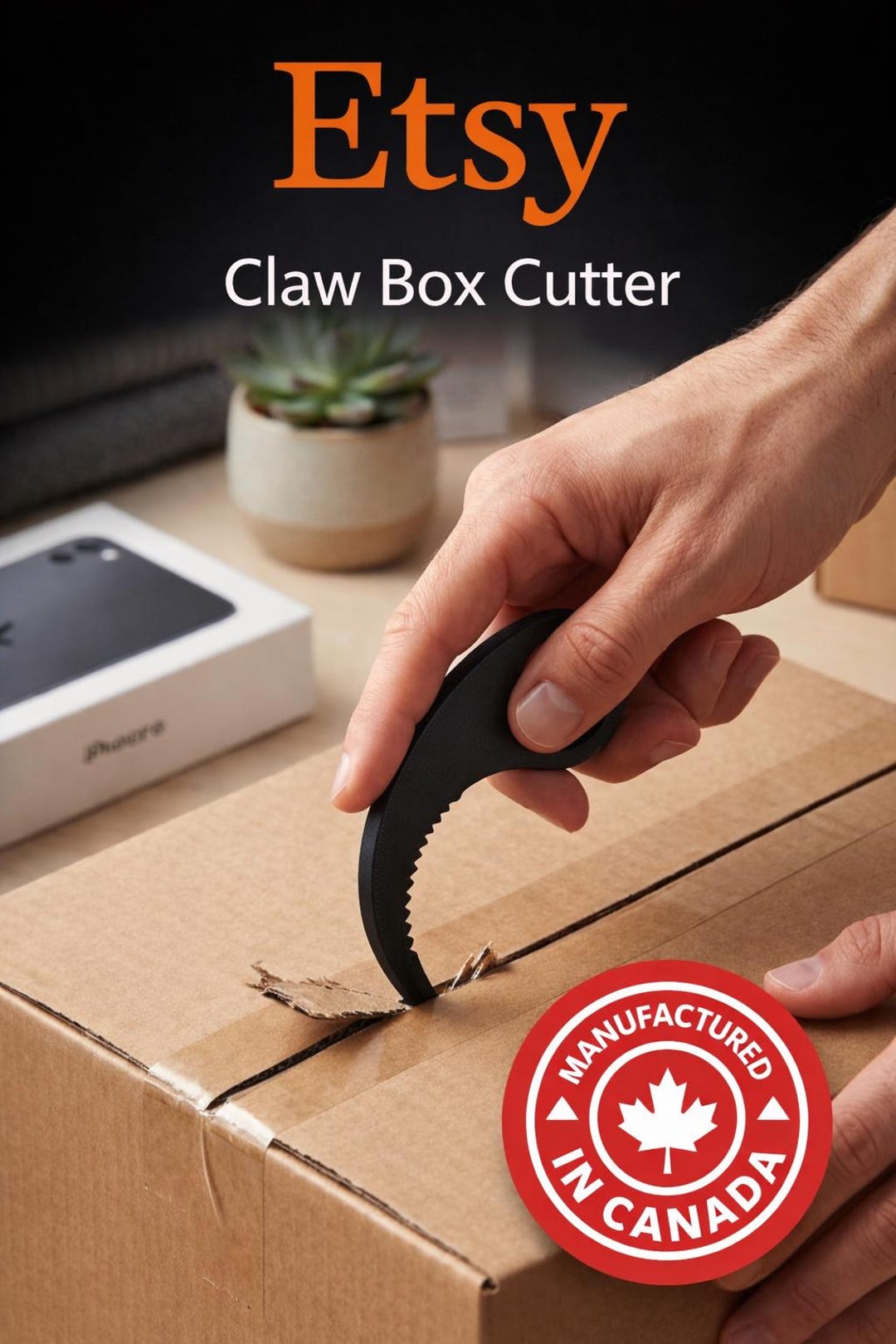 Claw Box Cutter - Compact Utility Cutter ( Made in Canada) - Etsy