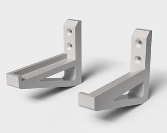 Supports d'étagère | Support d'étagère flottant | Quincaillerie de décoration intérieure | Imprimé en 3D